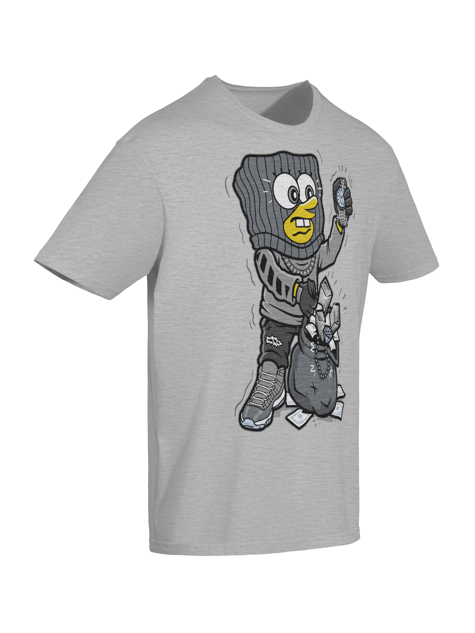 SpongeBob SquarePants – Iced-Out Heist Bob – Gildan Softstyle T-Shirt product image (21)