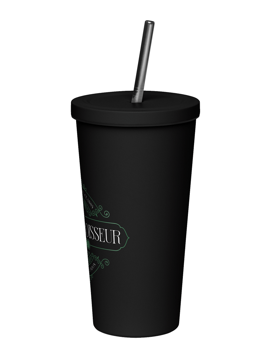 TDC Black Tumbler with Straw product image (3)