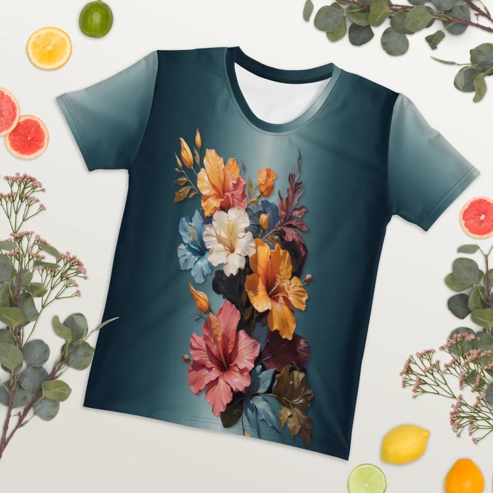Floral Themed All Over Print T-shirt product image (7)