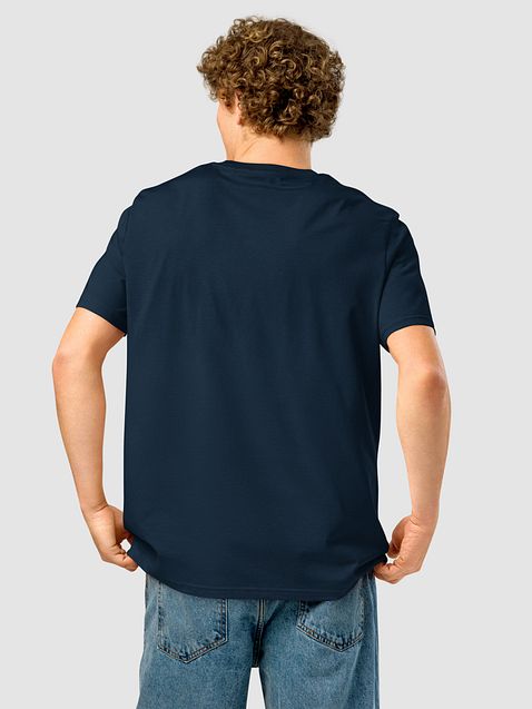 Photo showing Stanley/Stella Unisex Organic Ribbed Neck T-Shirt