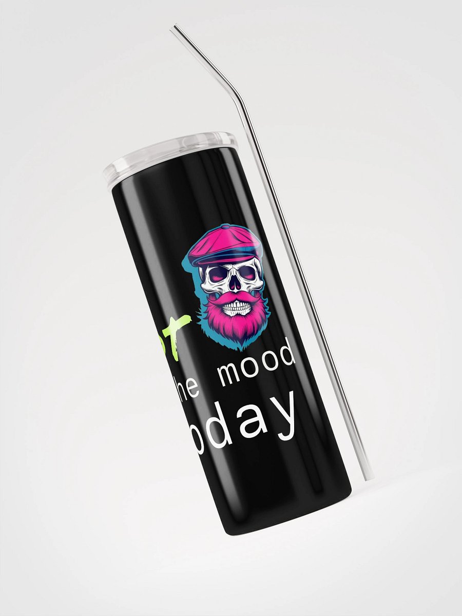 Mustache Skull Stainless Steel Tumbler product image (3)