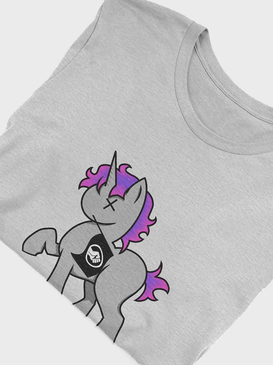 Unicorn + BLM logo flag T-Shirt product image (5)