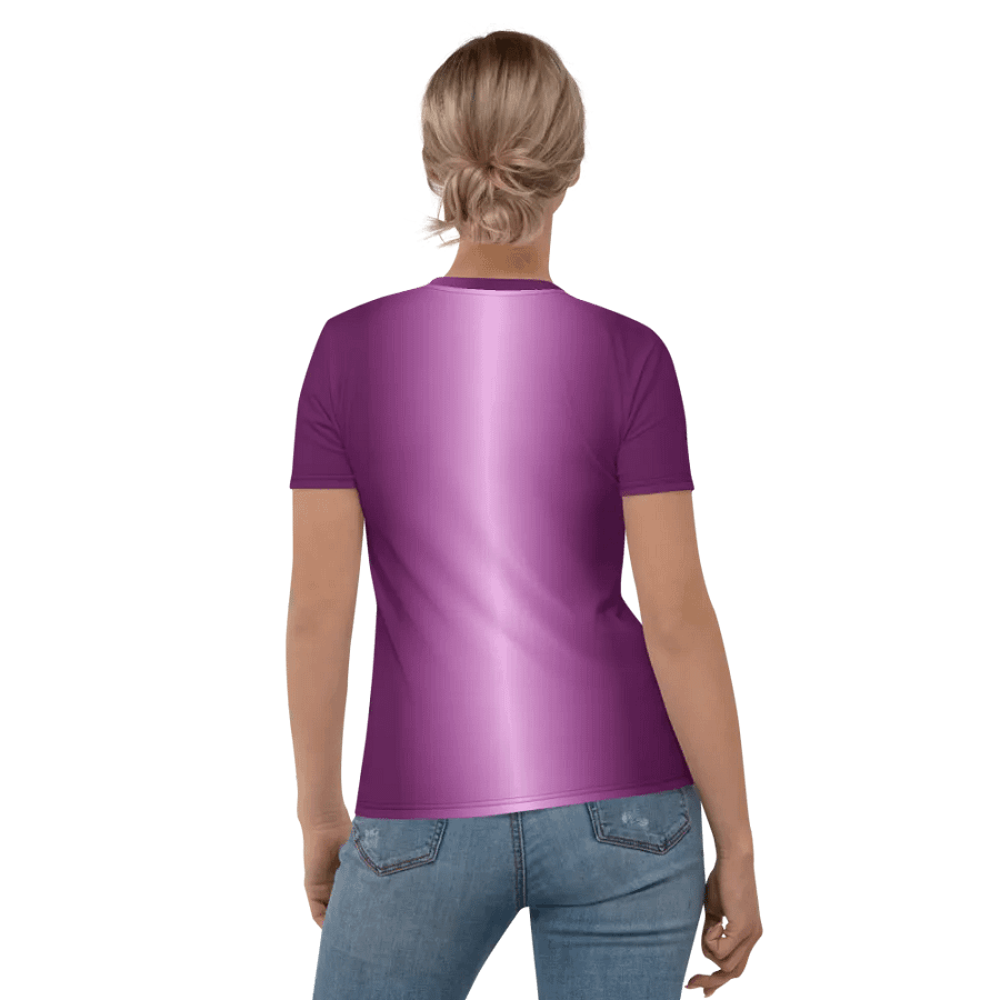 Messy Bun Mom Life All Over Print t-shirt product image (6)