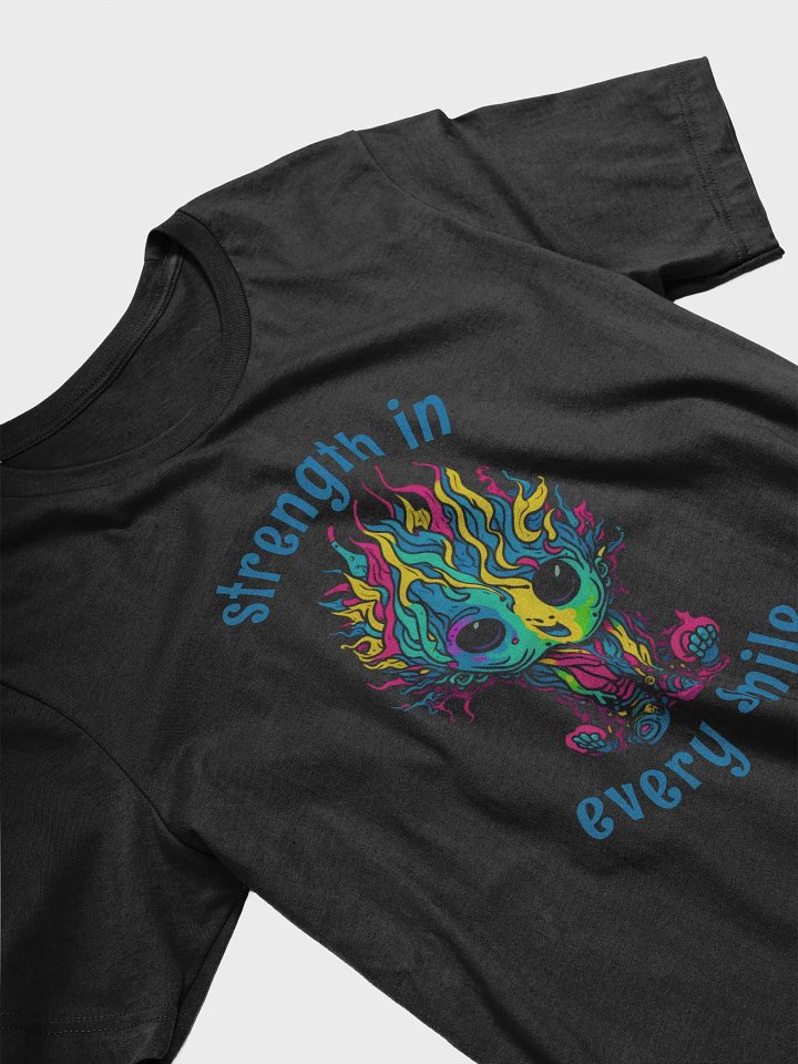 Quirky Misfits Graphic | Dark Colored T Shirt | Strength In Every Smile product image (2)