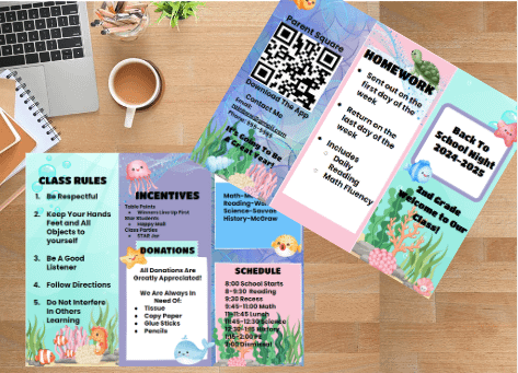 Ocean Back to School Brochure product image (1)