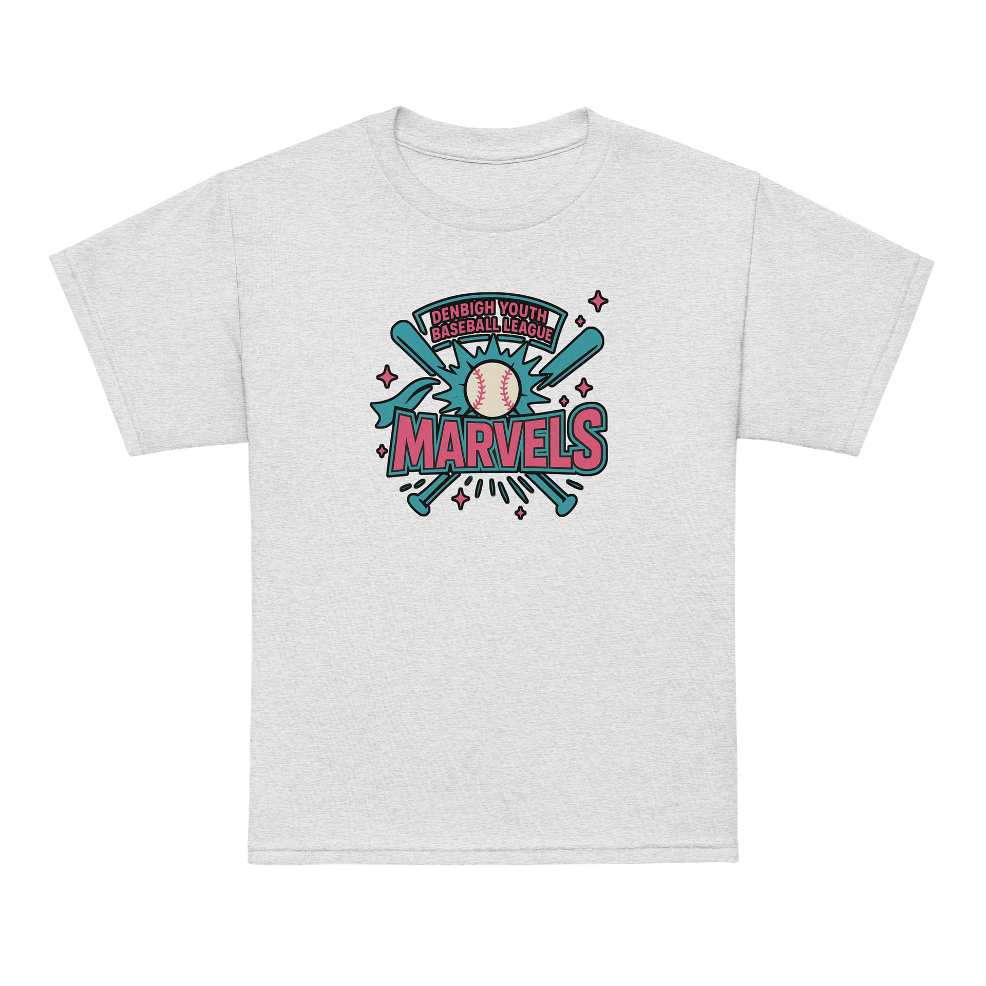 DYBL Marvels Youth Baseball Tee product image (56)