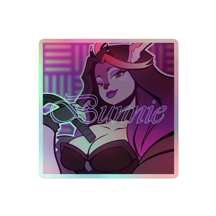 Bunnie from The Menagerie Holographic Sticker Sheet product image (2)