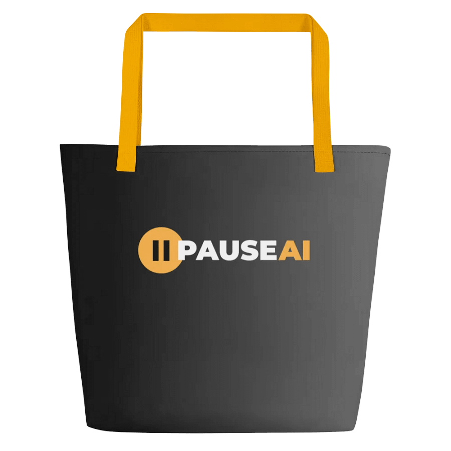 Large Tote Bag - Orange/Black product image (2)