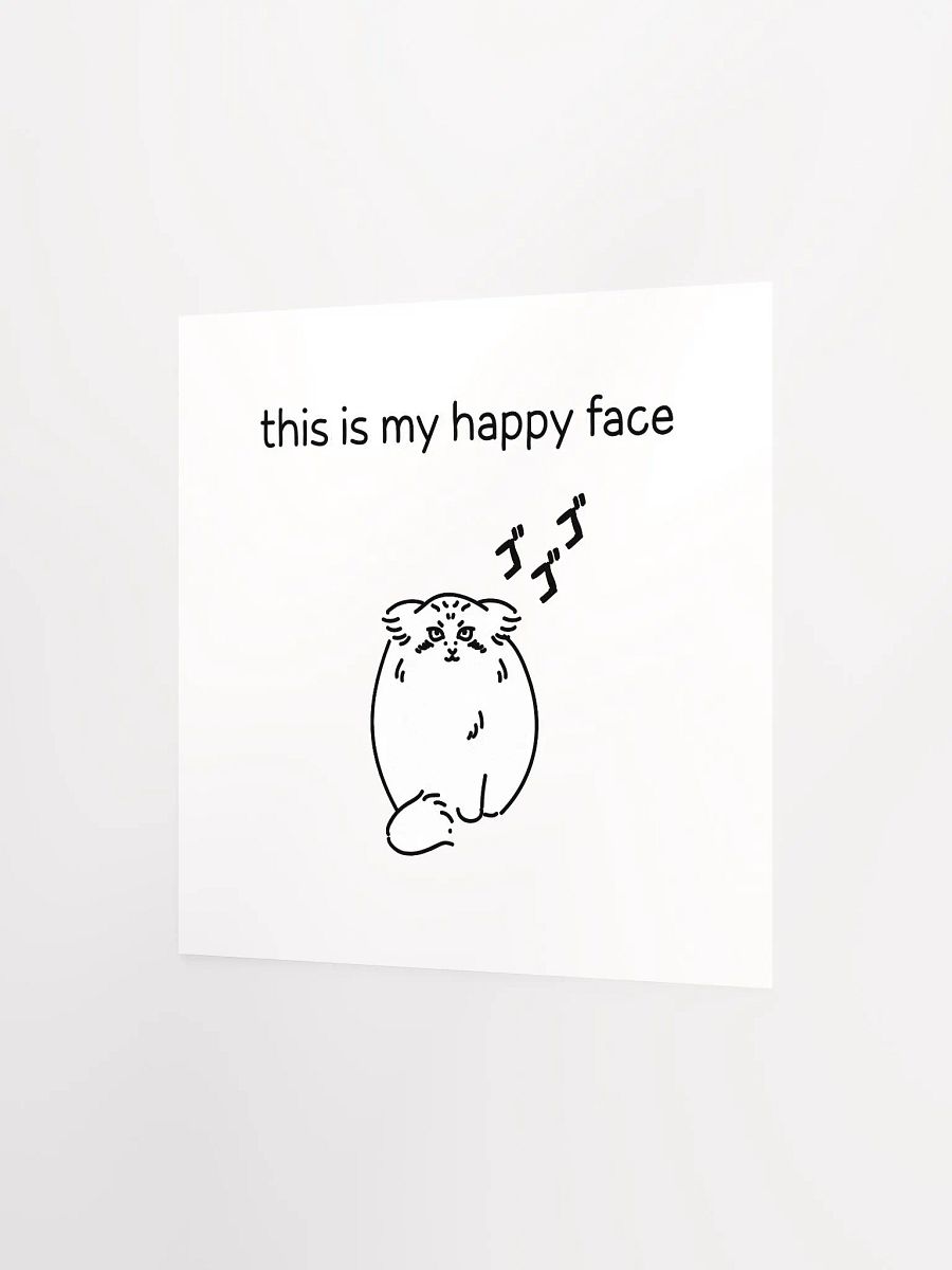 This Is My Happy Face - Matte Poster product image (2)