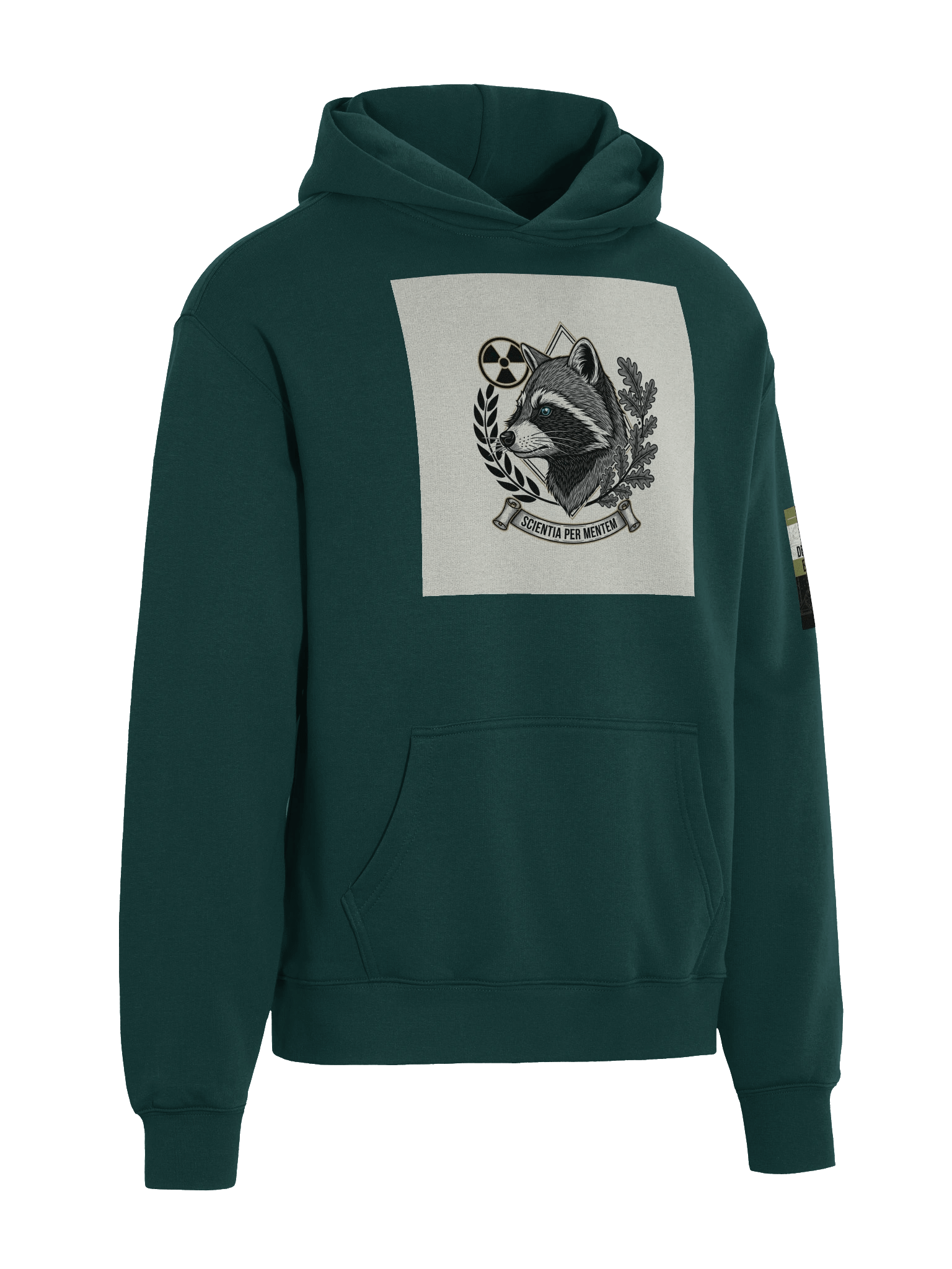 Retro Raccoon Radiation Hoodie product image (15)