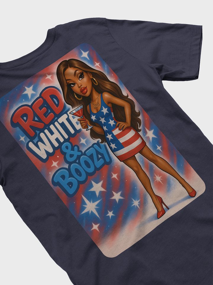 Patriotic Cocktail Fun Women's T-Shirt product image (2)