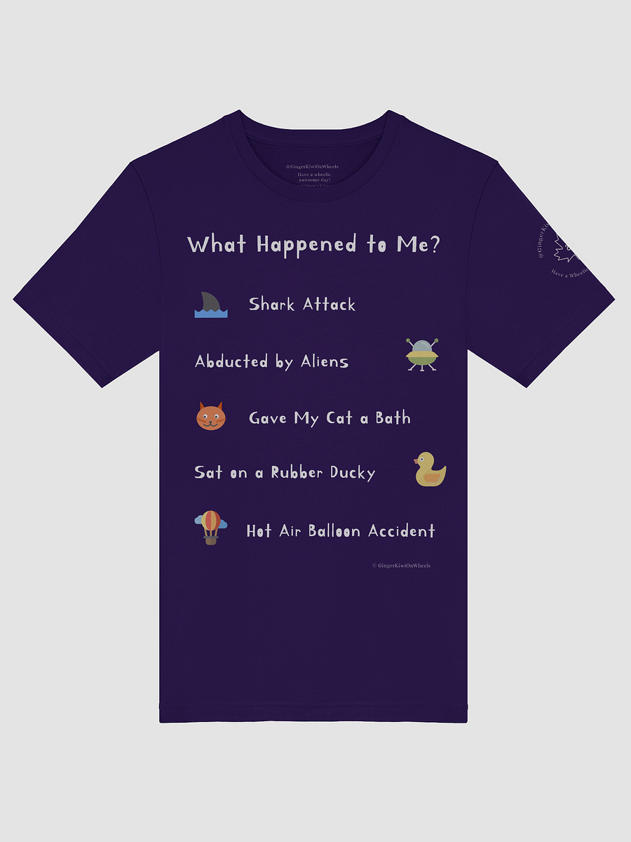 WHAT HAPPENED TO ME ? (2025 Edition): Super Soft T-shirt, Purple product image (5)