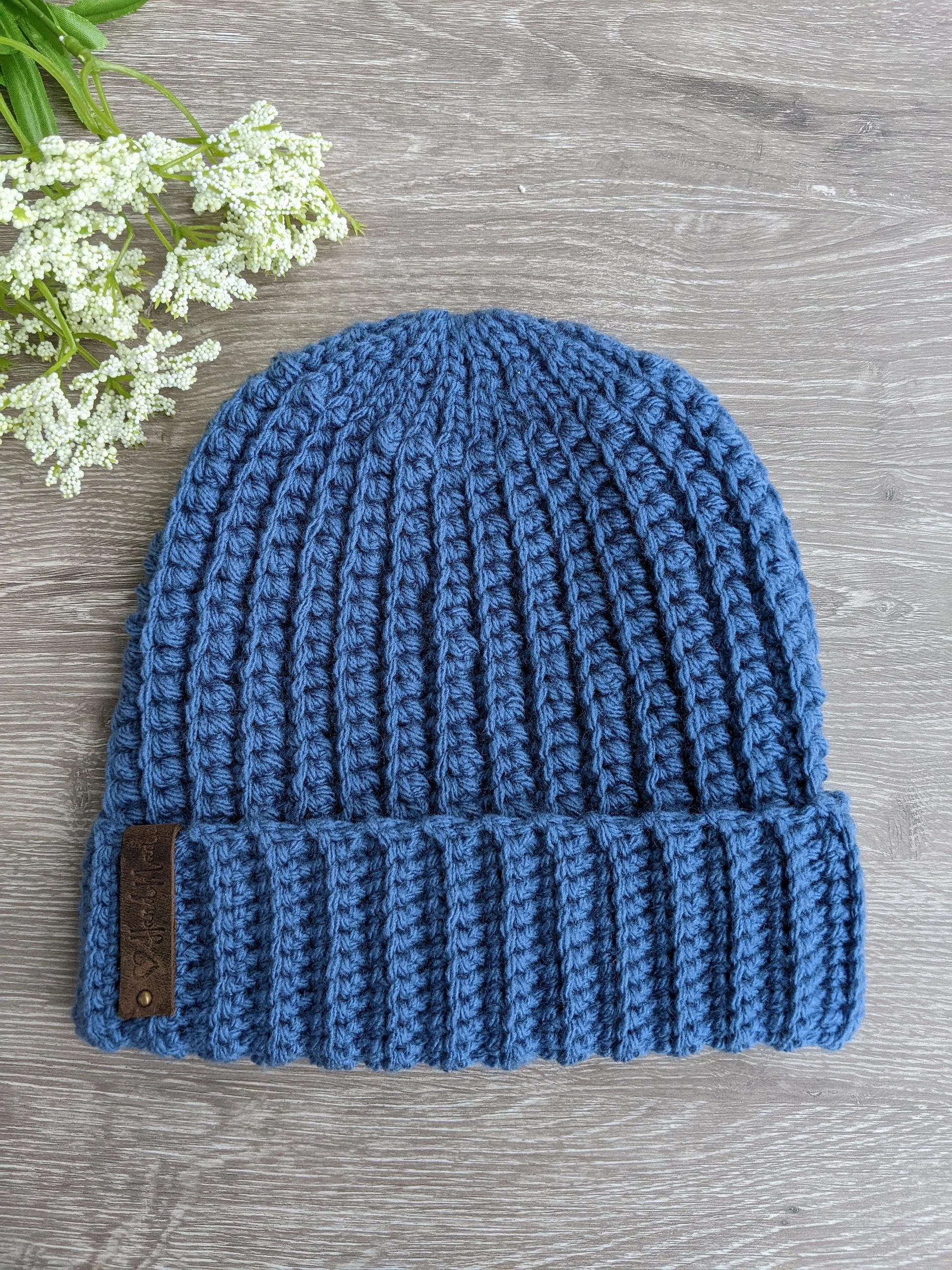 Crochet Nomad Beanie Pattern for Men product image (5)