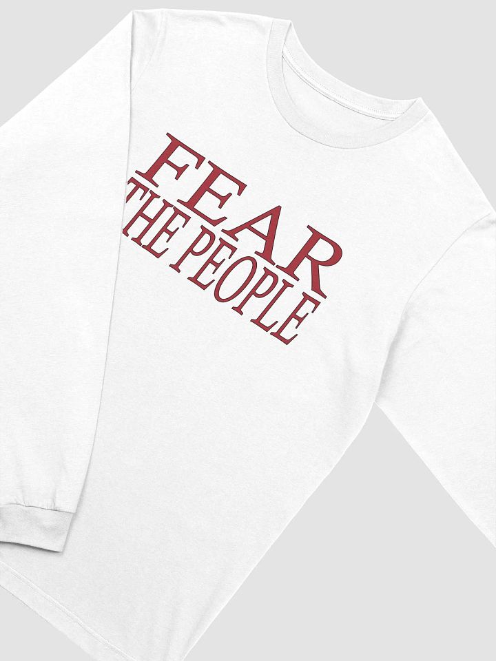 Fear The People - 01 - Red - Bella+Canvas Supersoft Long Sleeve T-Shirt product image (1)