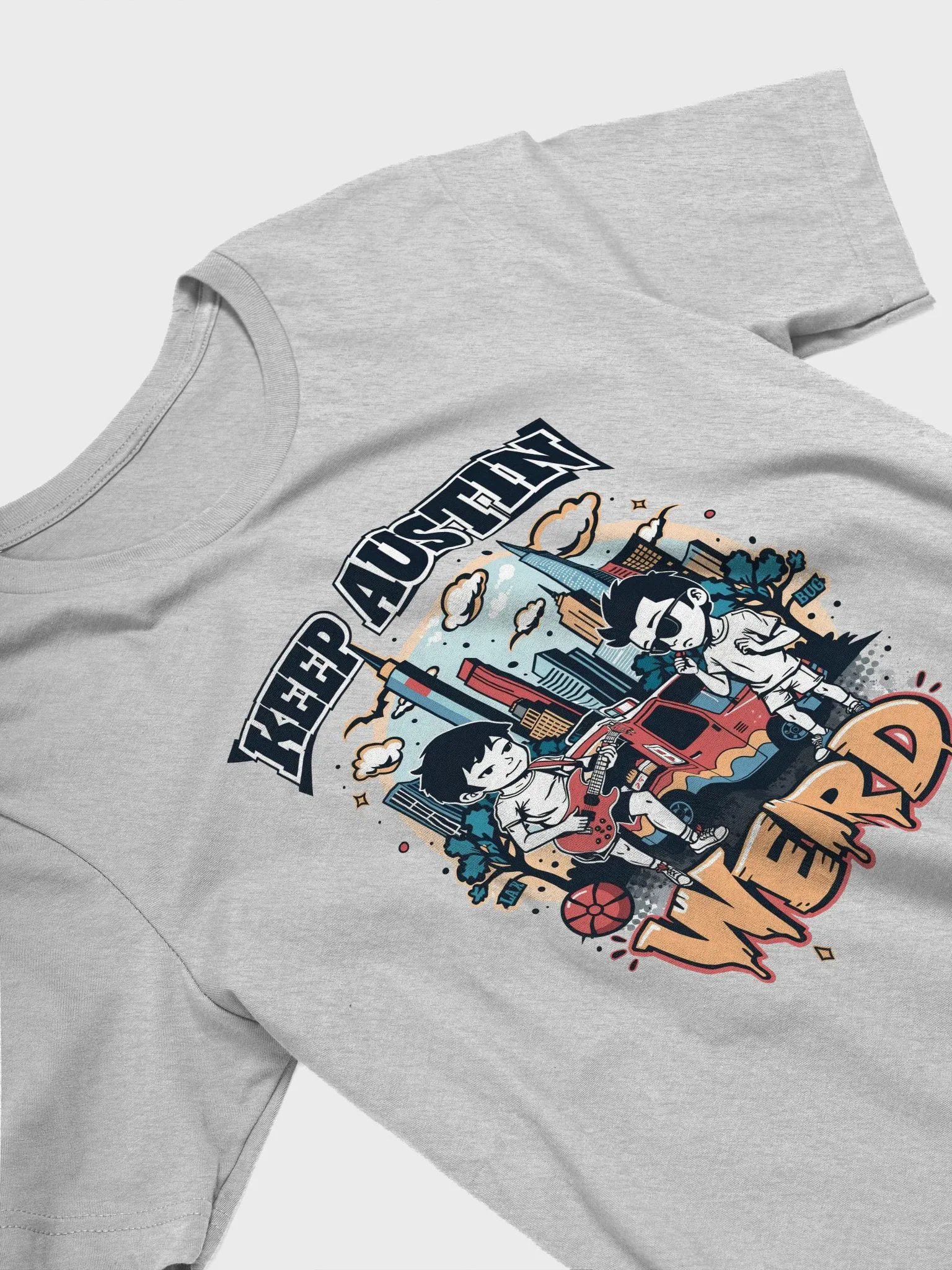 Keep Austin Weird Music Duo T-Shirt product image (29)