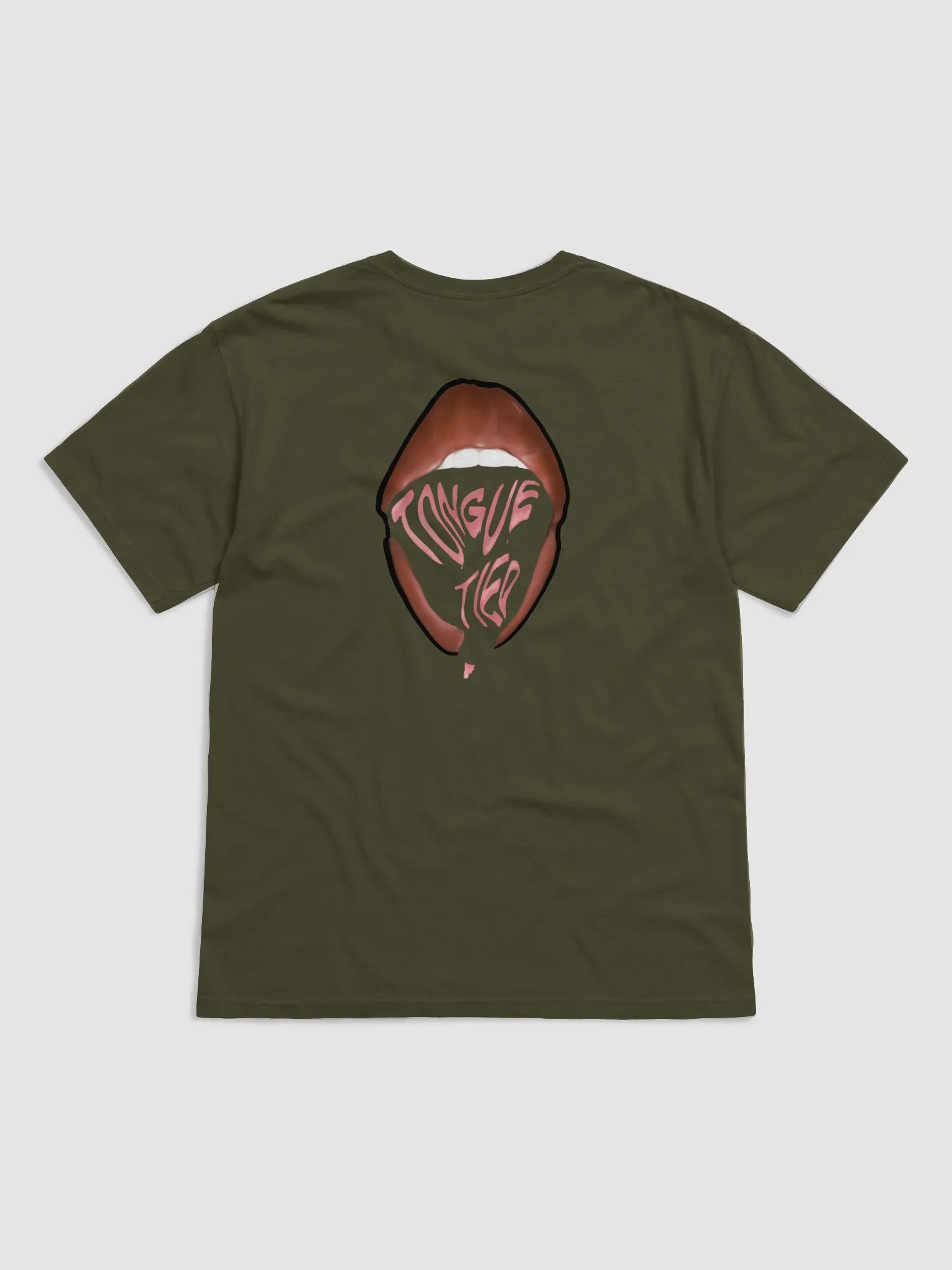 Tongue Drip Tee (Brown) Color expansion product image (24)