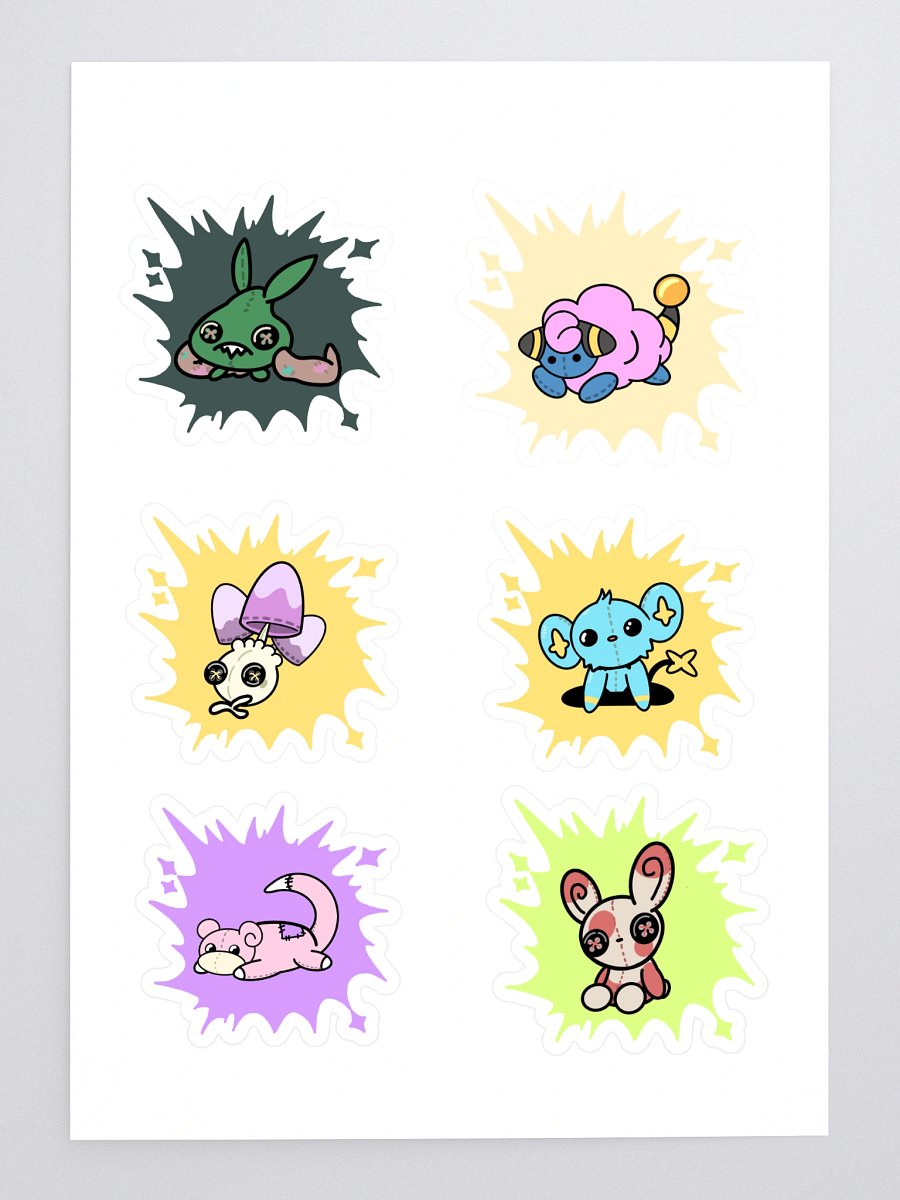 Plushie sticker lot product image (3)