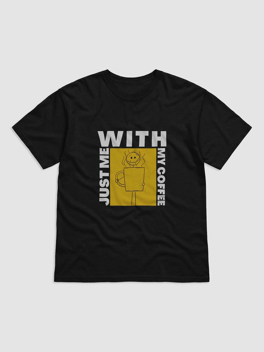 JUST ME WITH MY COFFEE T-SHIRT (WHITE) product image (1)