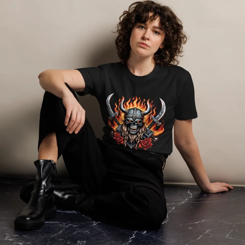 Viking Skull Inferno T-Shirt product image (10)