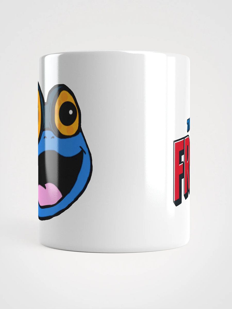 Fabulous Frogman Logo + Meme Face White Mug product image (15)