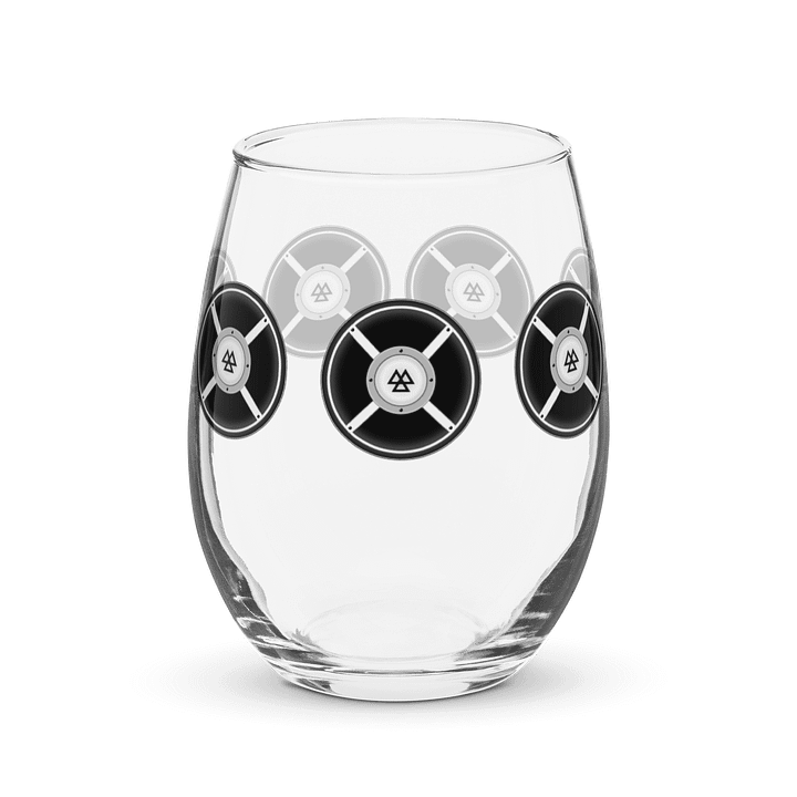 Viking Shield Stemless Wine Glass product image (1)