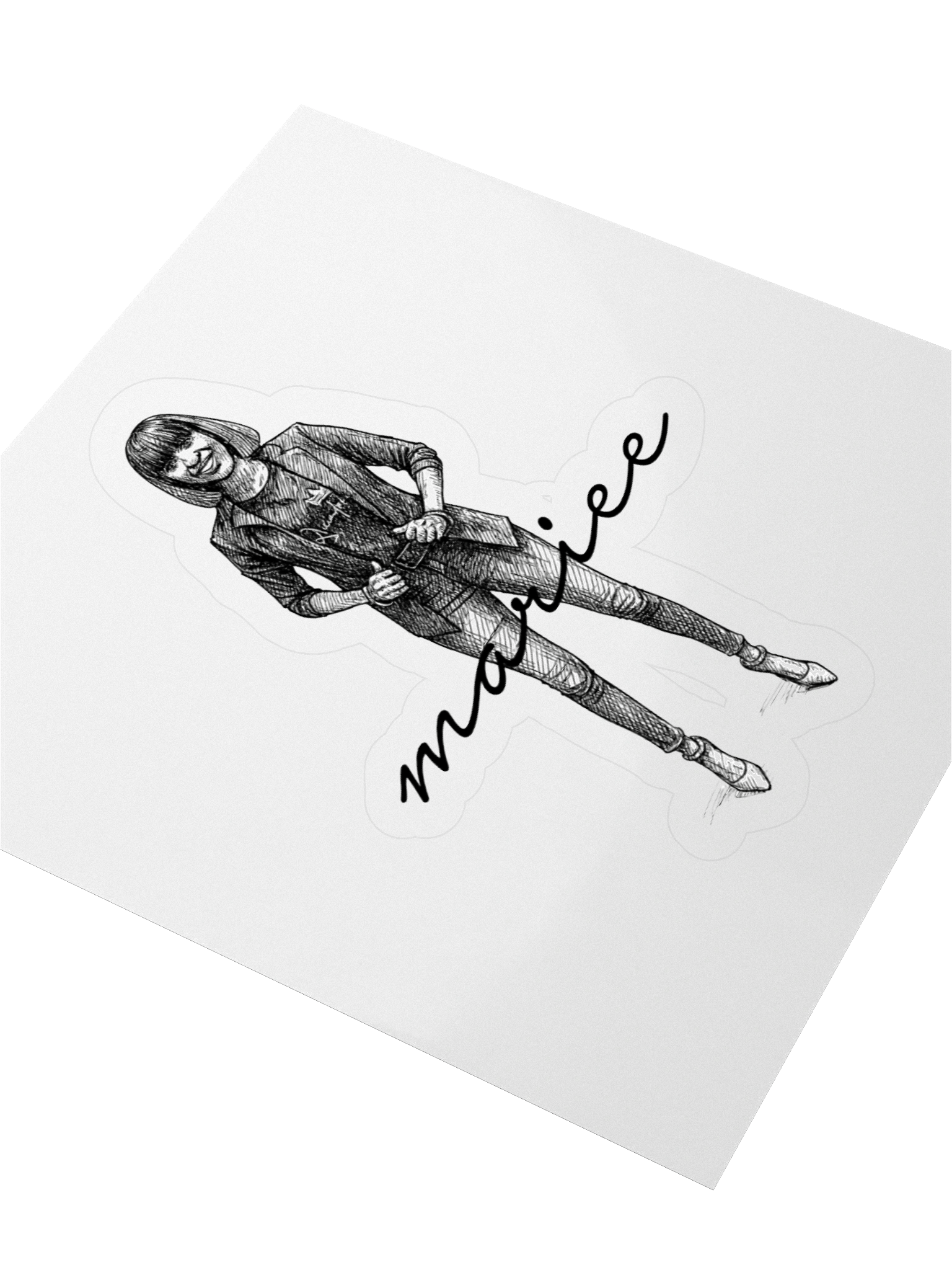 Mariee Murphy's Chic Blazer Bob Cut Sticker Set product image (11)