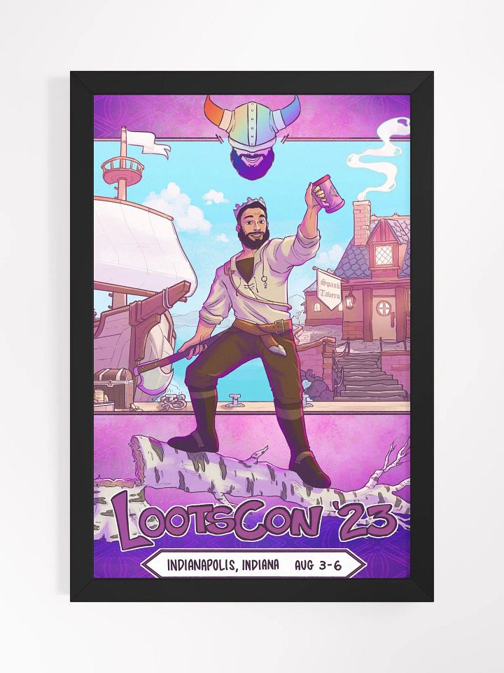 Framed LootsCon 2023 Art Print product image (1)