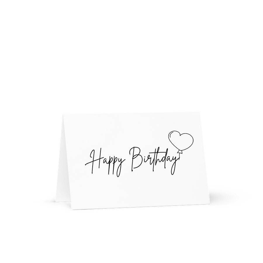 Minimalist Birthday Greeting Card product image (2)