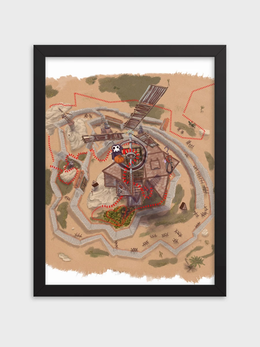 TREASURE MAP POSTER (FRAMED) product image (1)