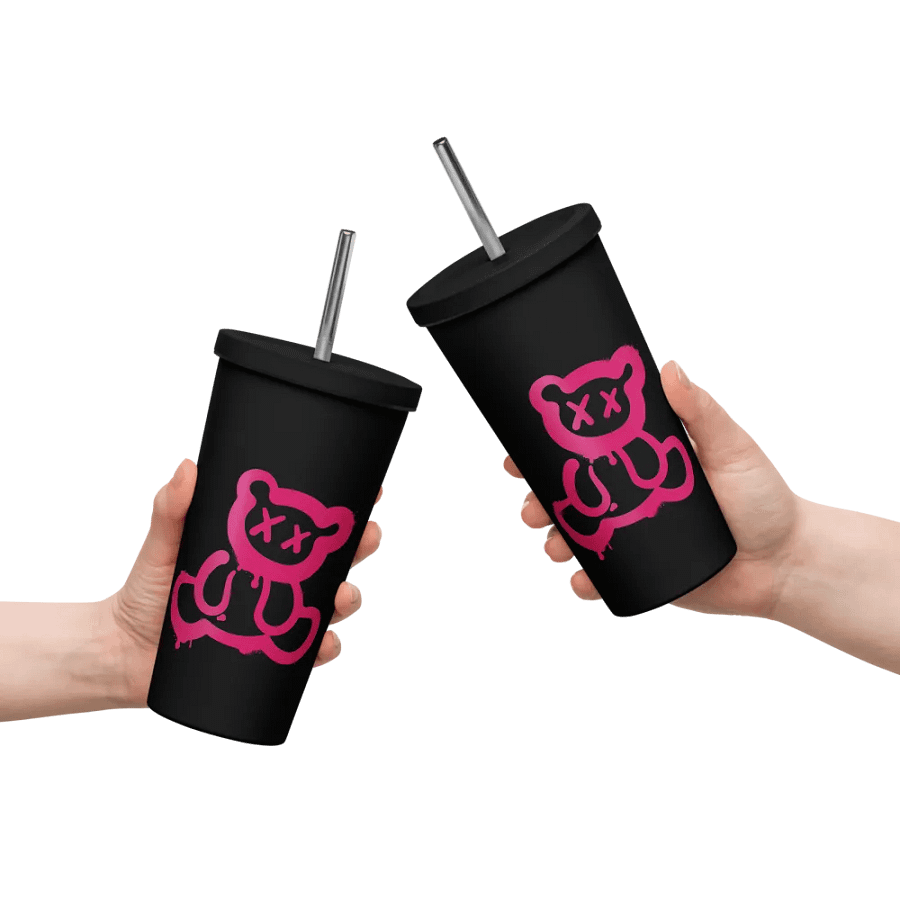 Pixiecup Pixiebear with Straw (Pink) product image (10)