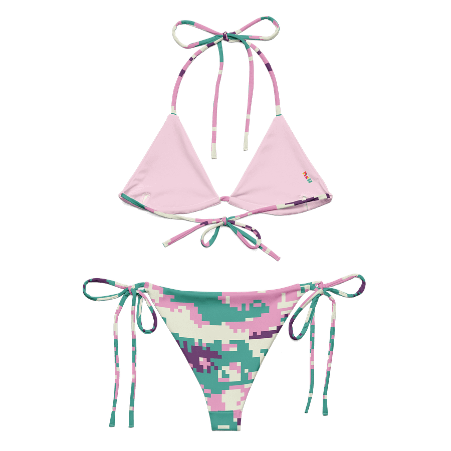 Pixelated Paradise String Bikini Set product image (1)