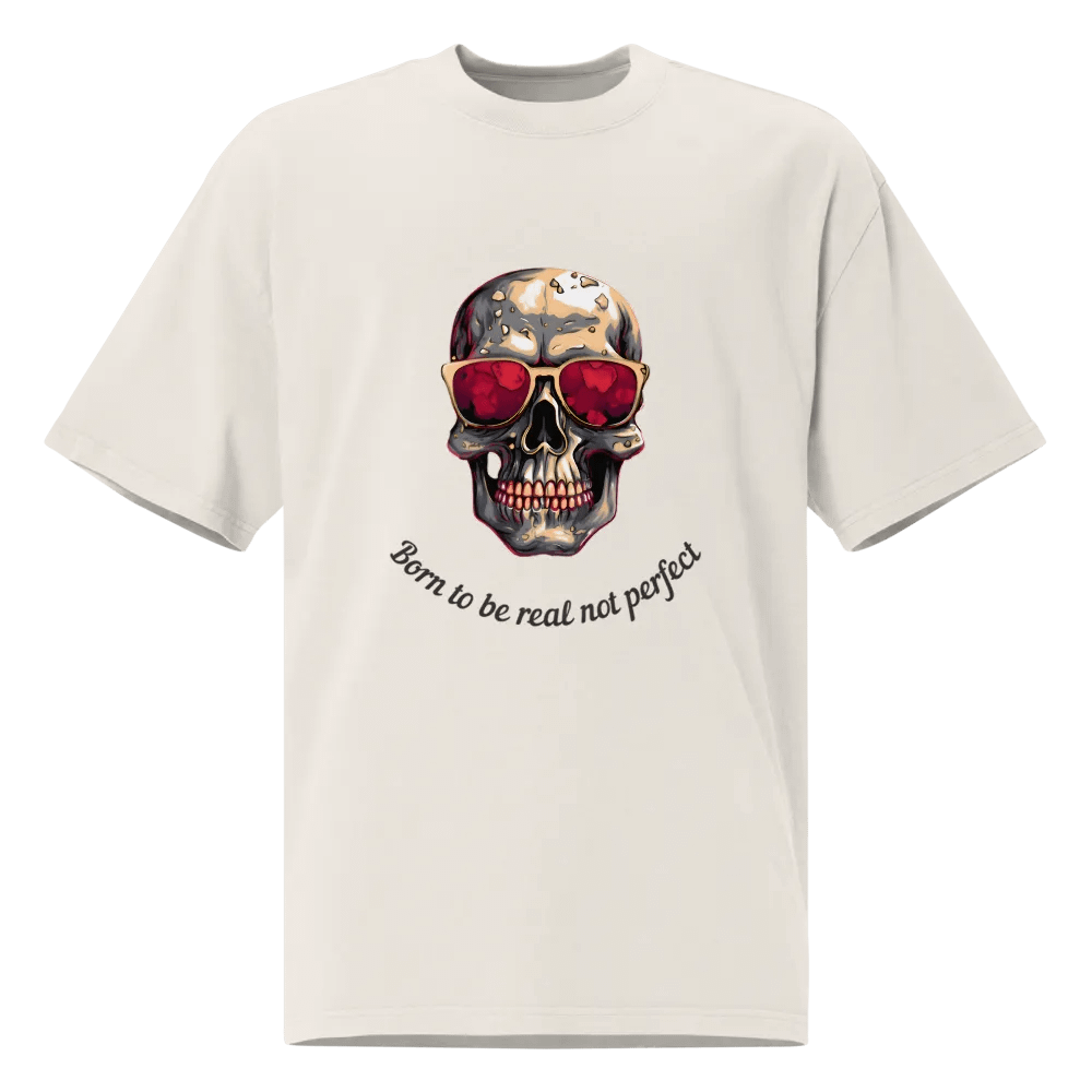 Reflective Skull Oversized Tee product image (1)