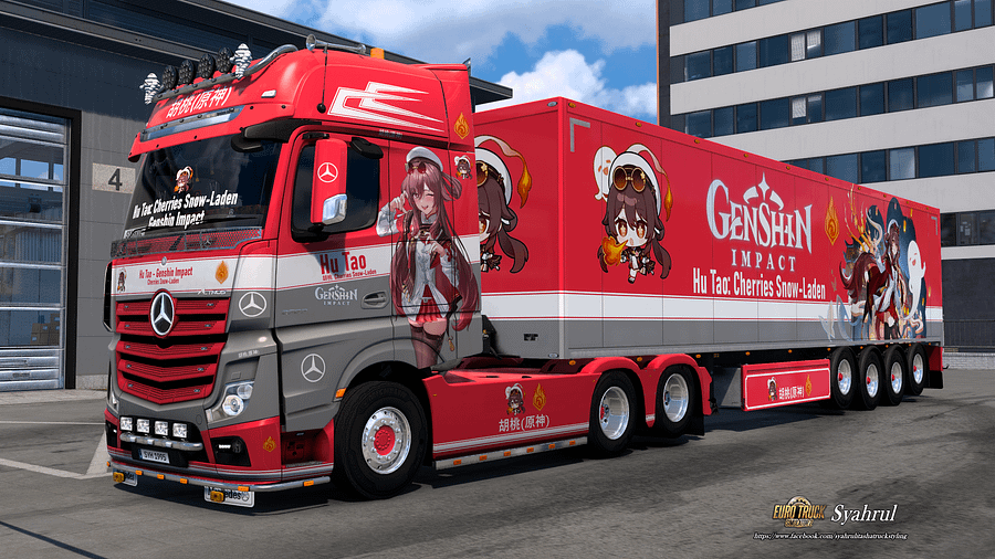 [ETS2] Hu Tao (Cherries Snow-Laden) - Genshin Impact [Combo Skin] product image (3)