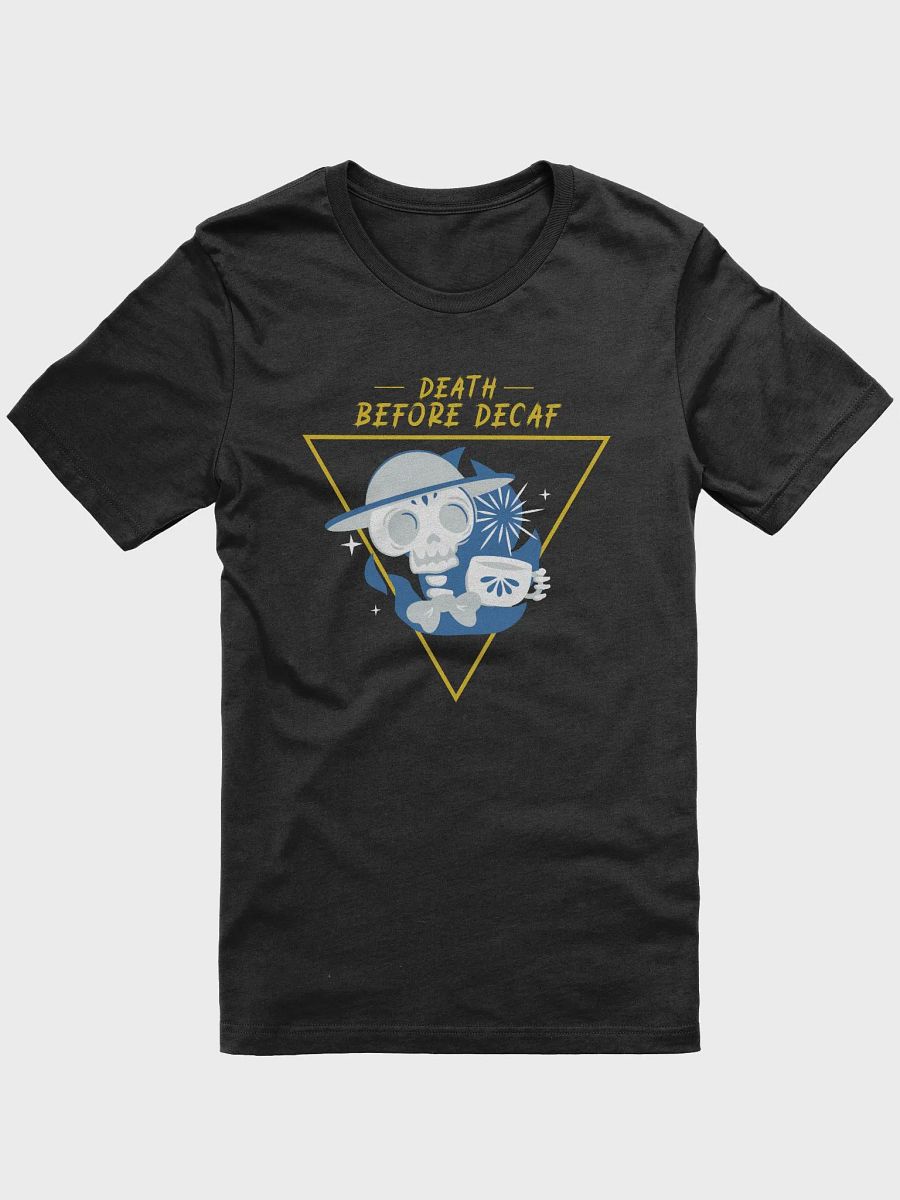 Death Before Decaf Skeleton T-Shirt product image (3)