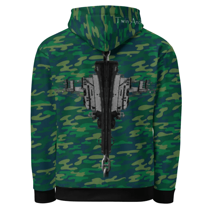 Teal Camouflage Hudson VB-Chain Hoodie product image (1)