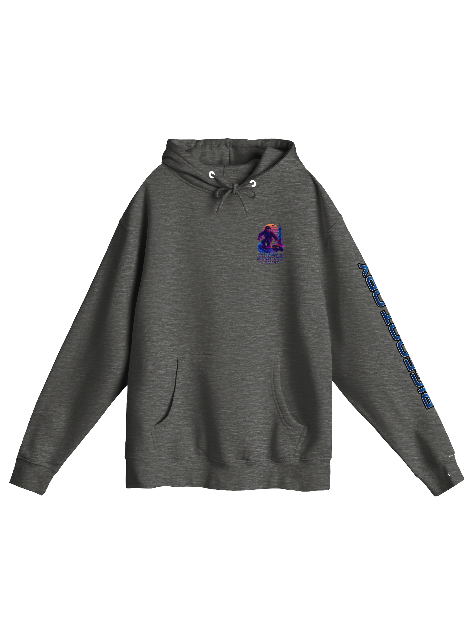 Bigfoot Bronco Synthwave Hoodie (Multiple Colors Available) product image (7)
