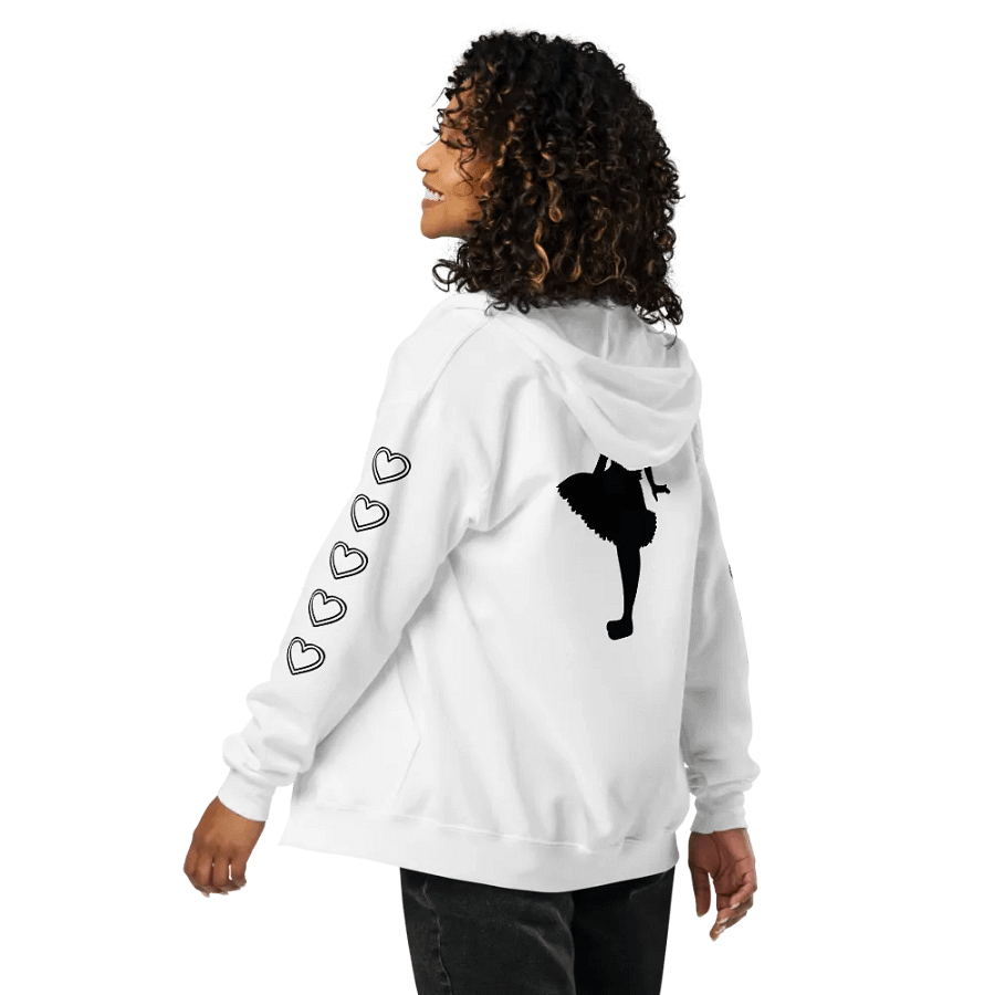AWG Maid Dress Zip Hoodie (White) product image (12)