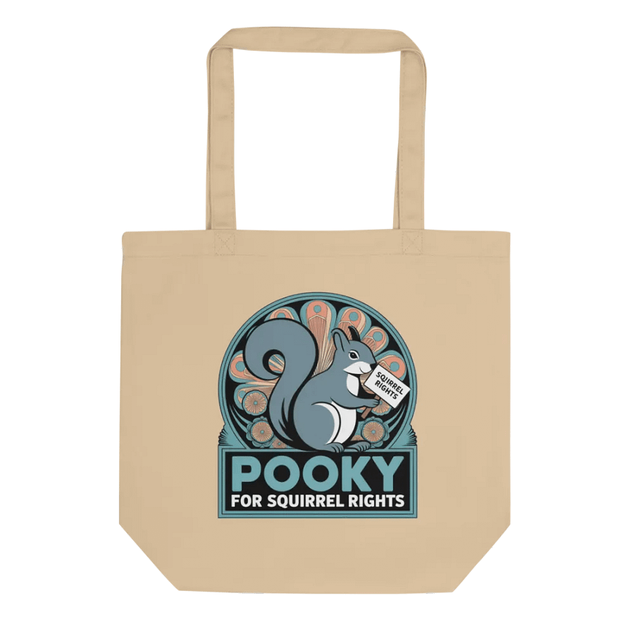 Pooky's Squirrel Rights Eco Tote product image (1)