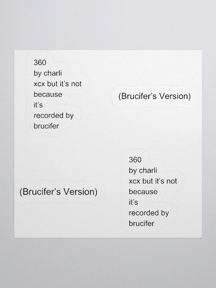 360 (Brucifer's Version) Sticker set product image (3)