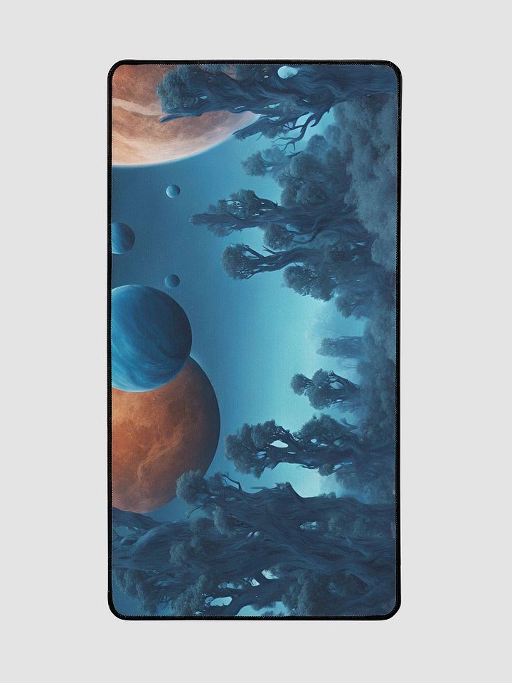 Blue Alien World Deskmat product image (2)