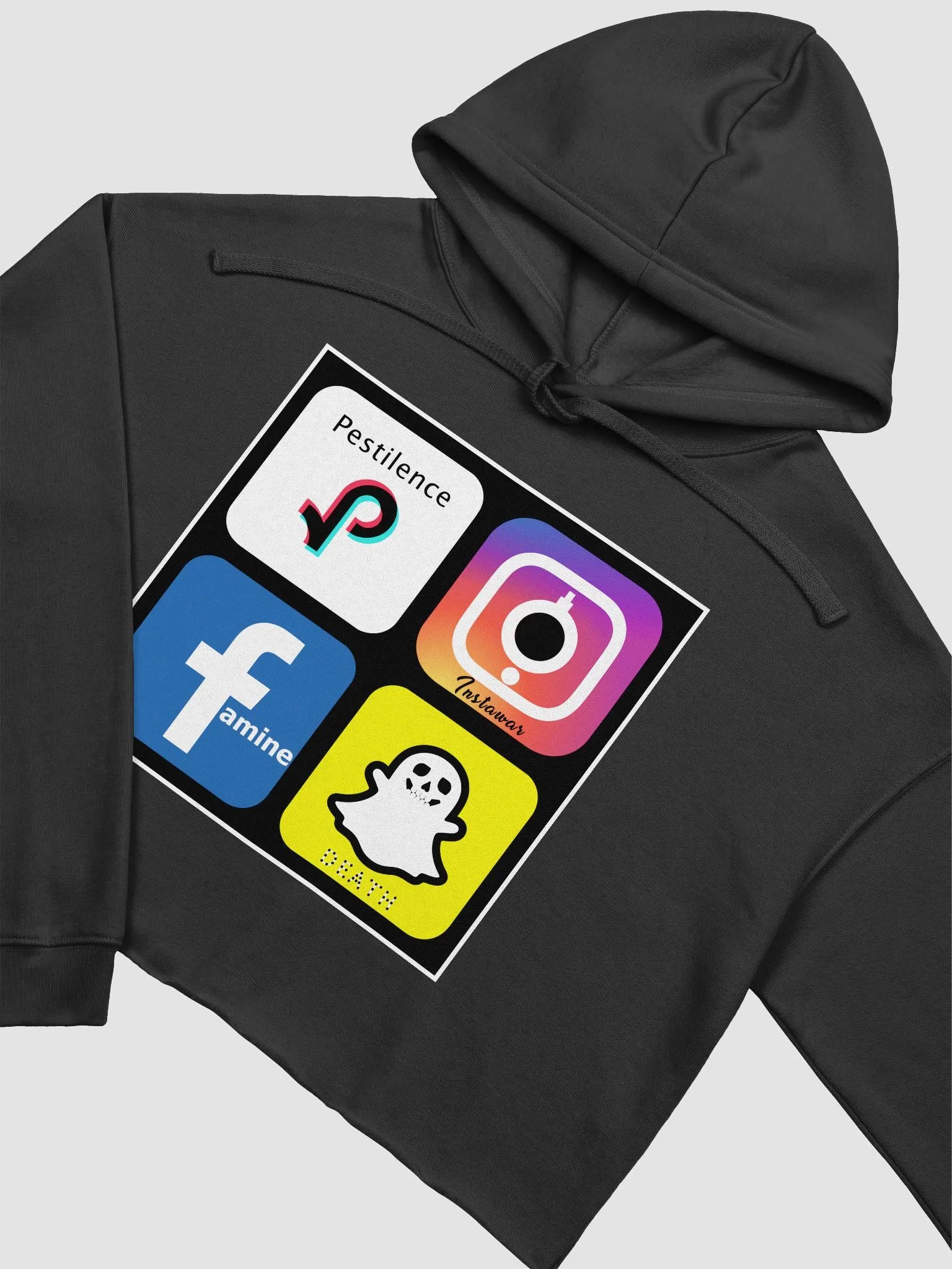4 apps of the Apocalypse Crop Hoodie product image (21)