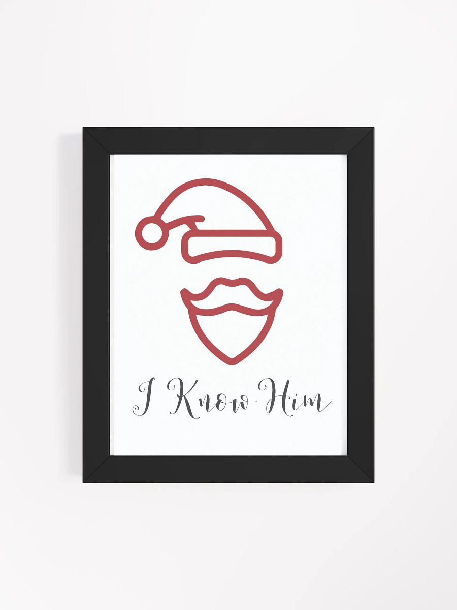 I Know Him” Santa Wall Art product image (43)