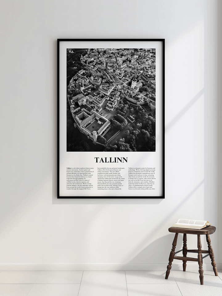Tallinn 03 Newspaper Poster product image (4)