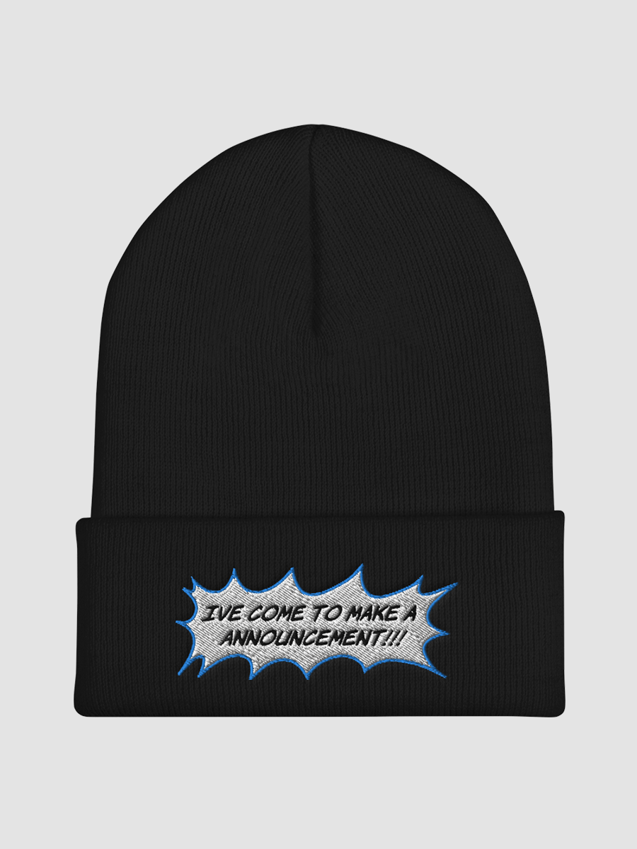 ANNOUCEMENT BEANIE product image (1)