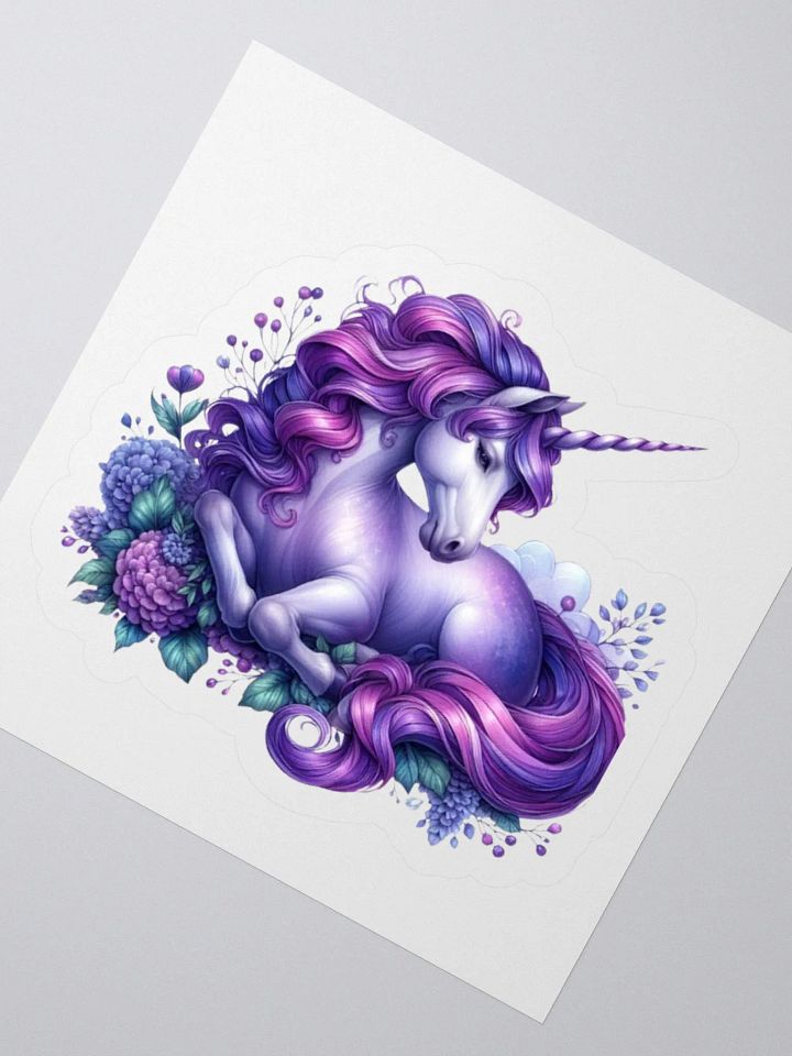 Enchanted Unicorn Kiss Cut Stickers product image (2)