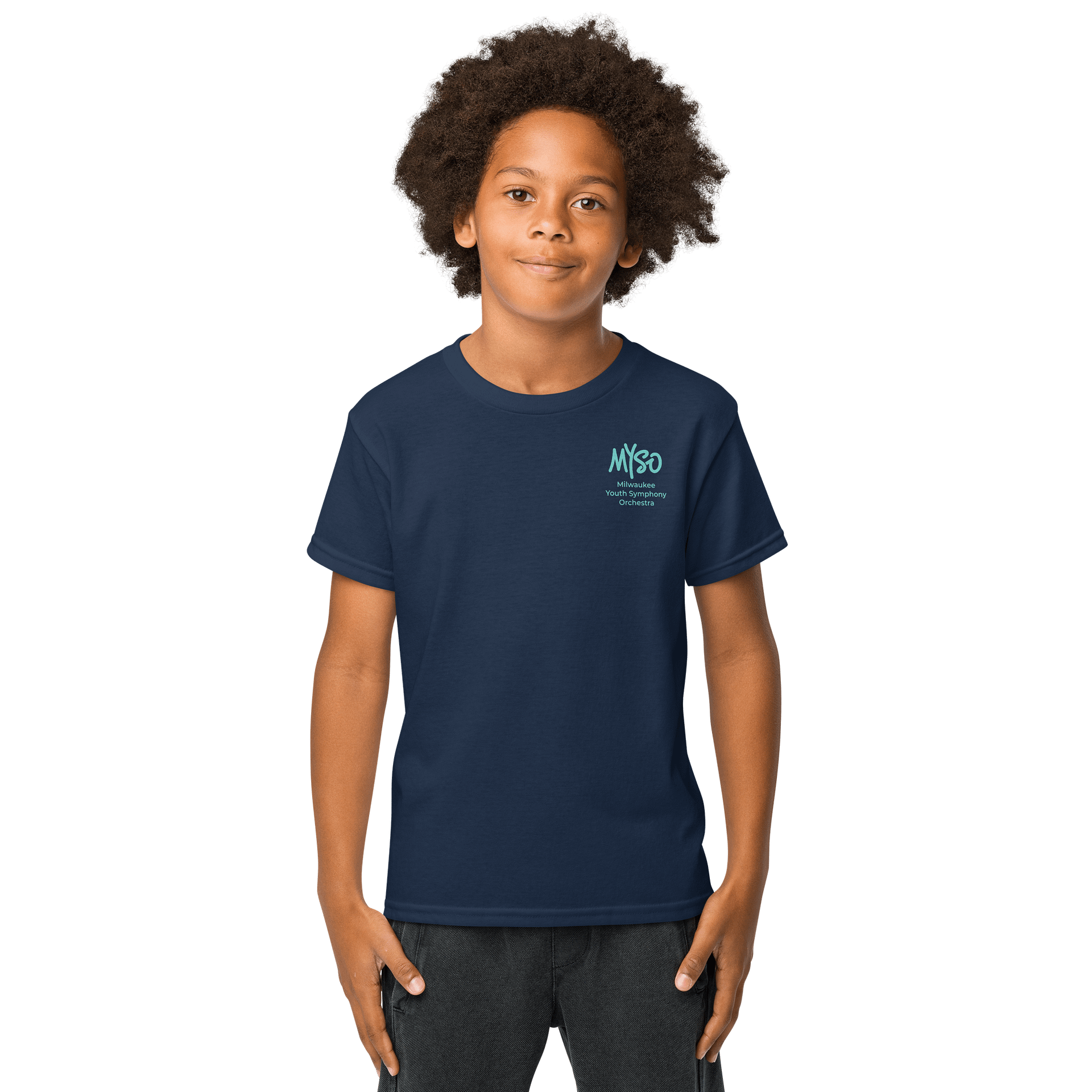 MYSO Navy Instrument Youth T-shirt product image (1)