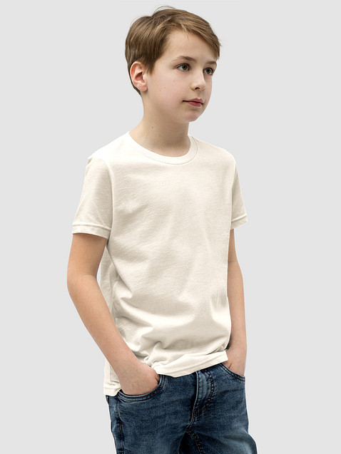 Photo showing Bella+Canvas Youth Short Sleeve T-Shirt