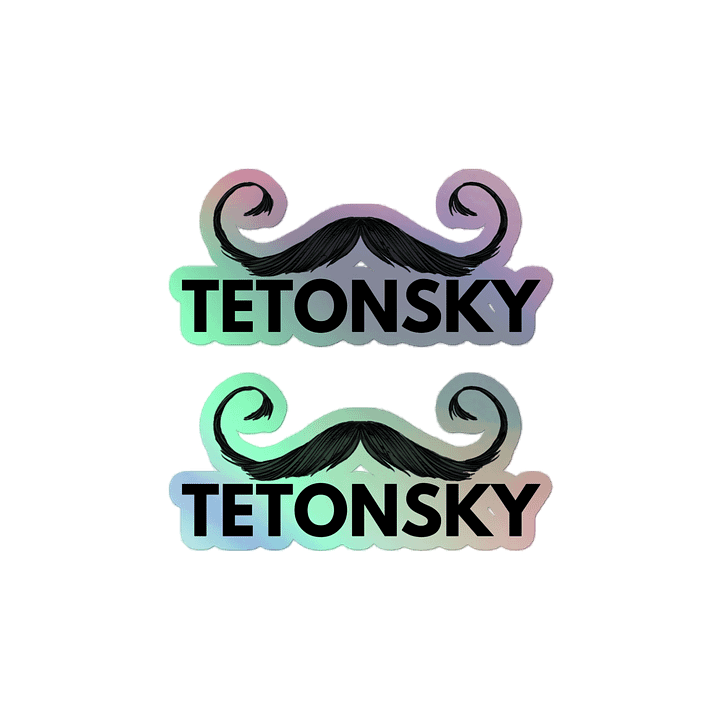 Holographic Teton Mustache product image (1)
