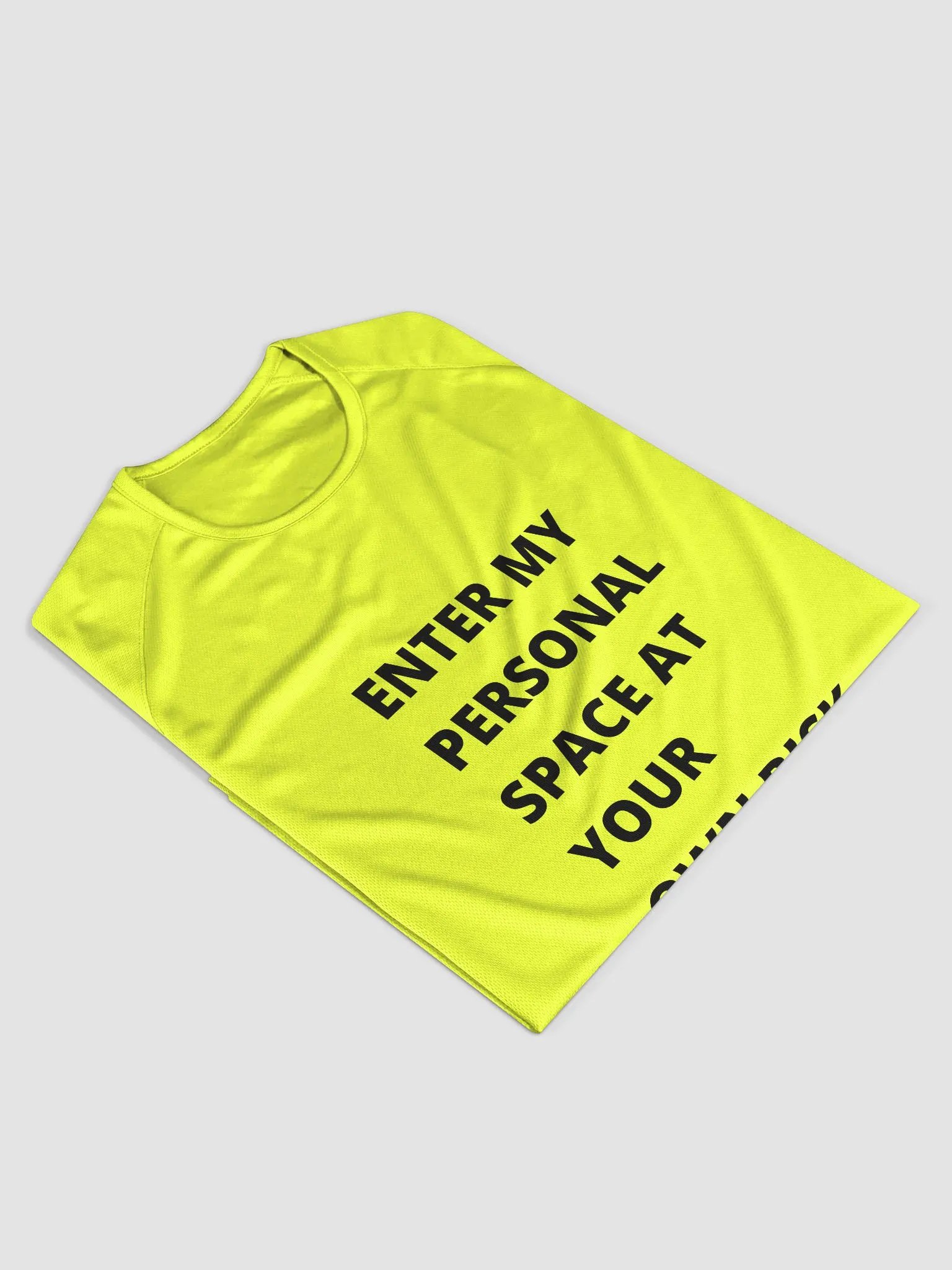 Personal Space Warning Unisex Sports Jersey product image (2)