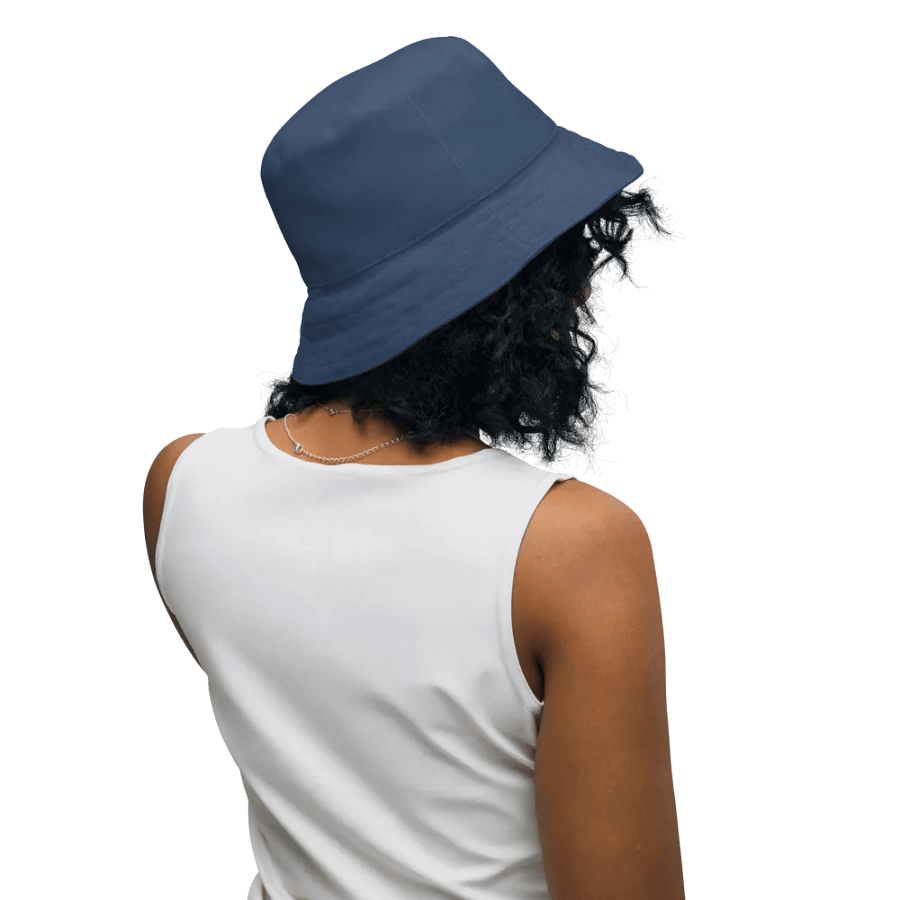 Blue Floral Chinoiserie Reversible Bucket Hat product image (7)